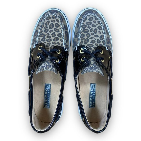 Sperry Biscayne Leopard Boat Shoes 9771577 Top Sider Slip On Multicolor Women 6M - Picture 5 of 8